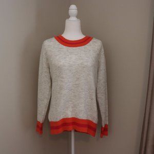 KUT Grey Pink and Orange Knit Sweater